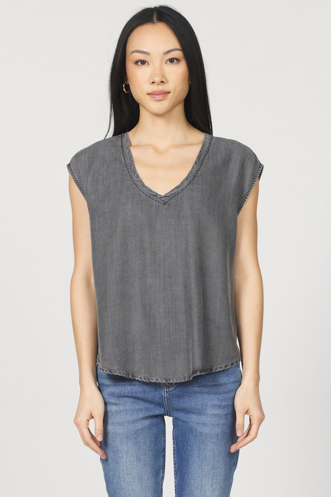 Dear John Yanis Top- Gray