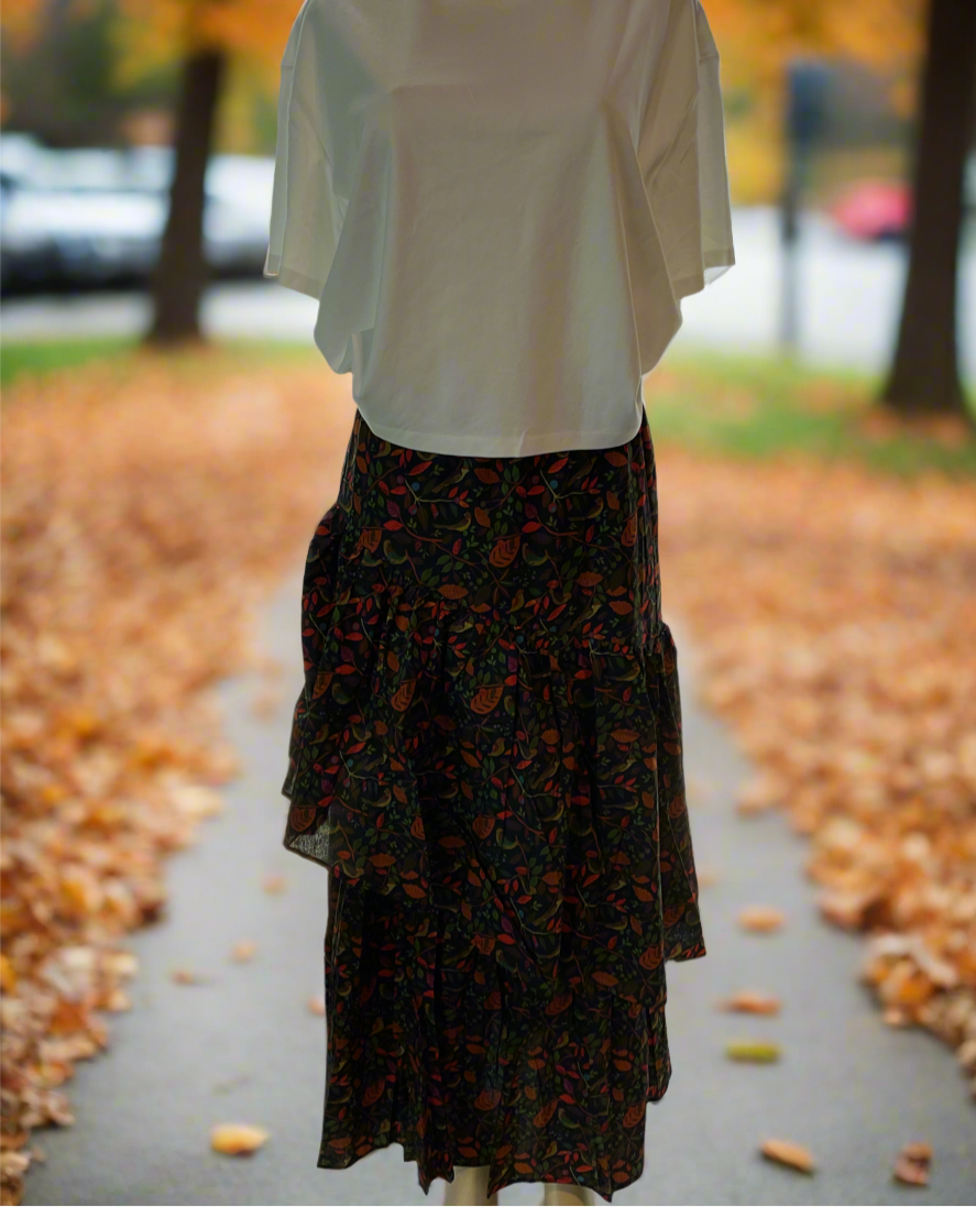 Celeste maxi skirt - Winter Garden