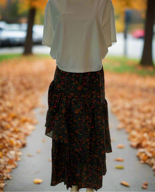Celeste maxi skirt - Winter Garden