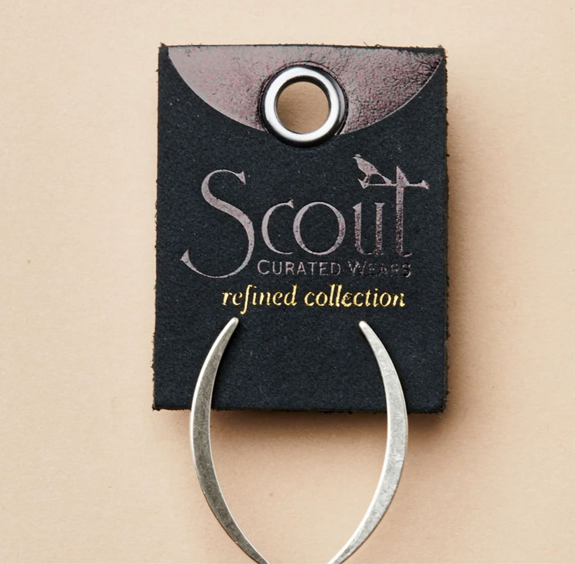 Refined Earring Collection - Gibbous Slice Stud/Sterling Silver