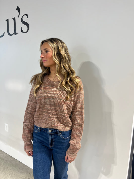 Brown Multi Sweater
