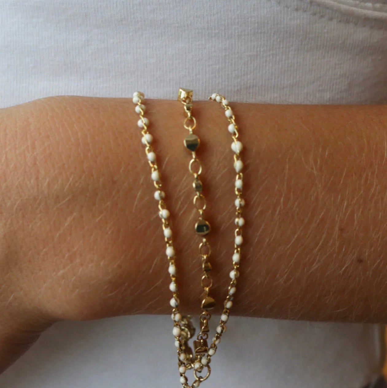 Pocket Full of Sunshine Bracelet-Pearl