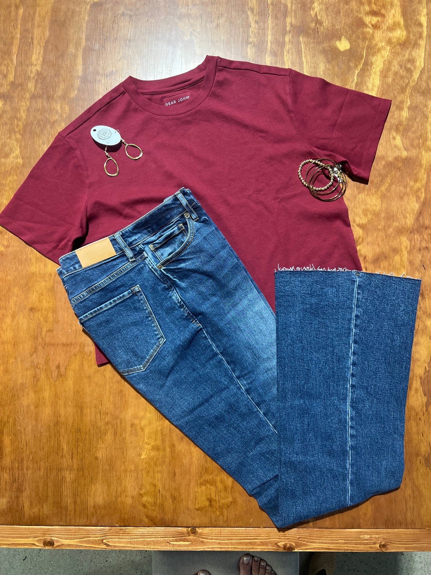 Dear John Maddox Tee-Tibetan Red