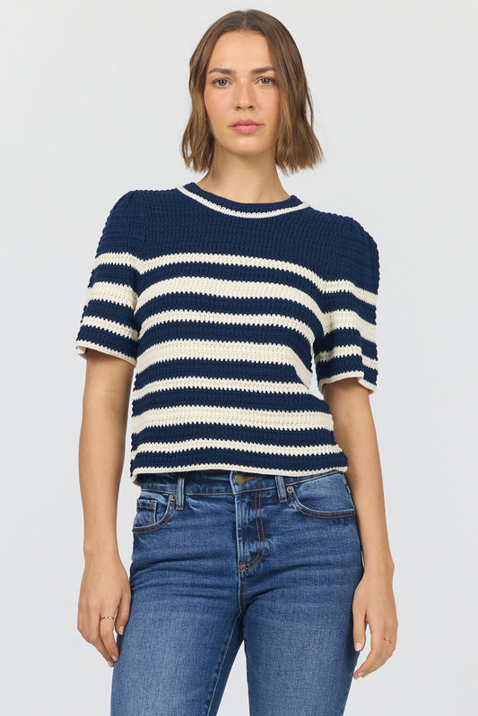 Dear John Simone Top-Navy
