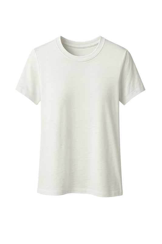 Asher S/S Crew Neck- White