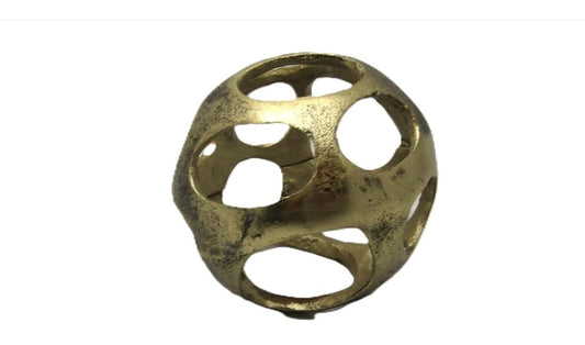 Antique brass orb