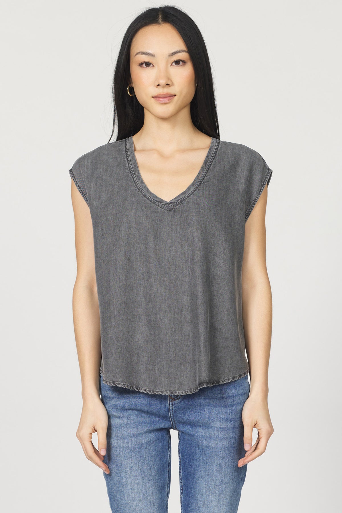 Dear John Yanis Top- Gray