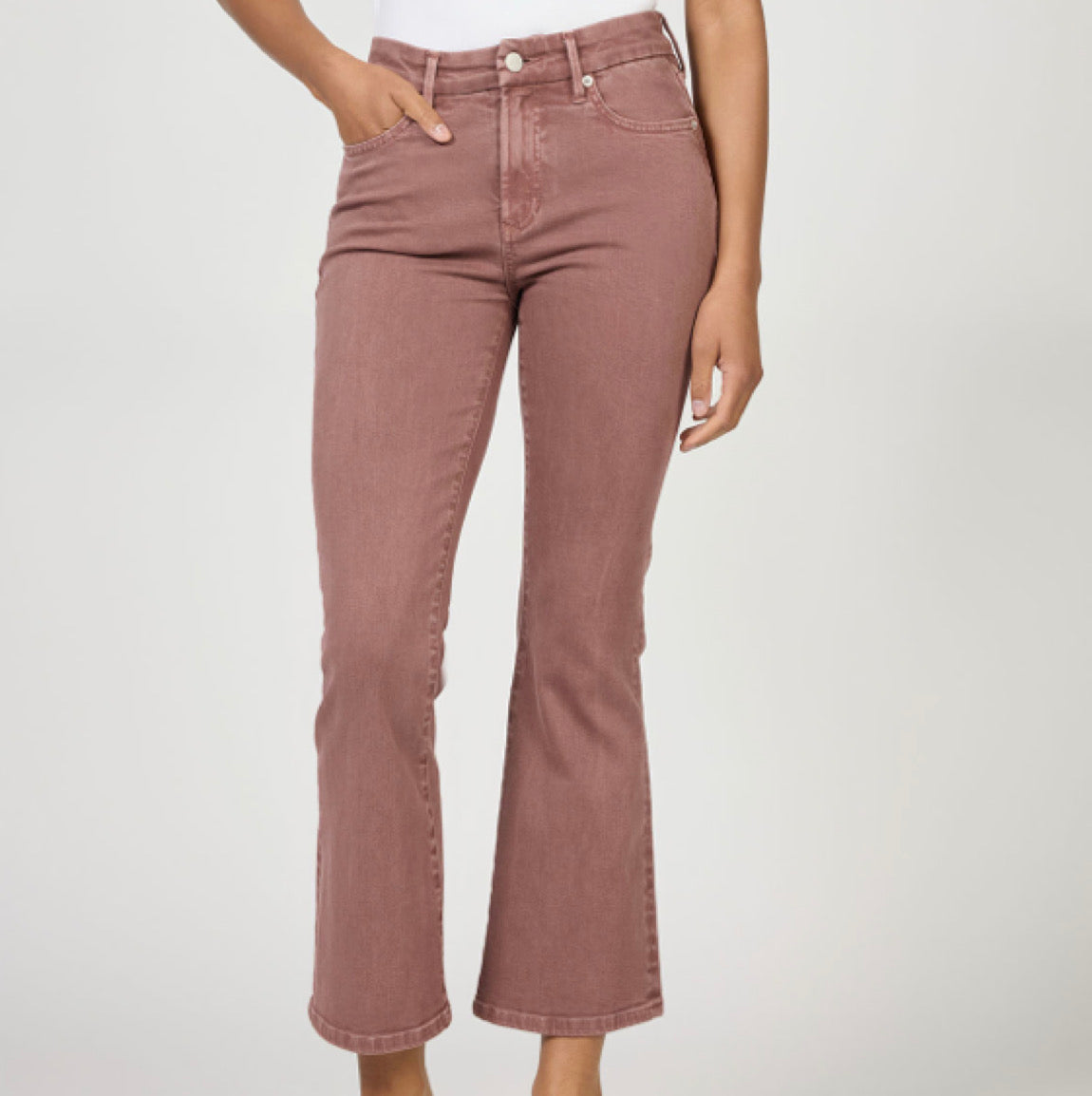 Jeanne Cropped Jeans-Raisin