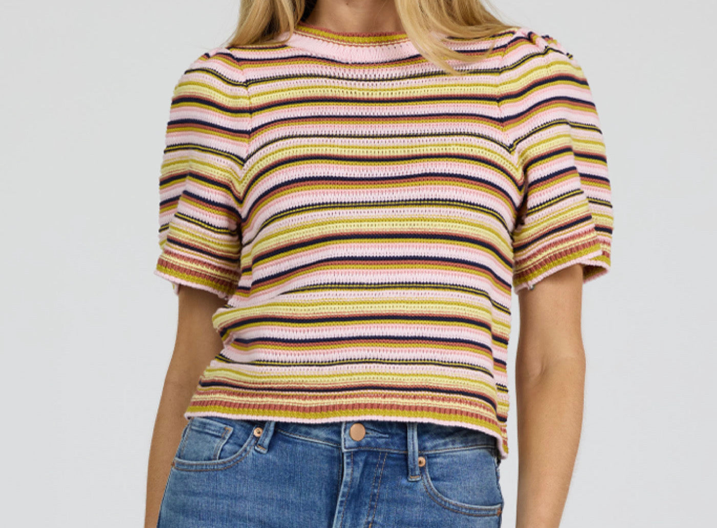 Simone Multi Stripe Sweater